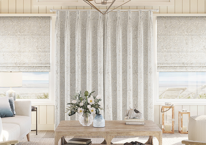 Aviary Velvet, Feather Grey - Made to Measure Curtain - Image 7